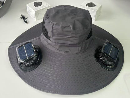 【FathersDayGift】Solar Fan Hat