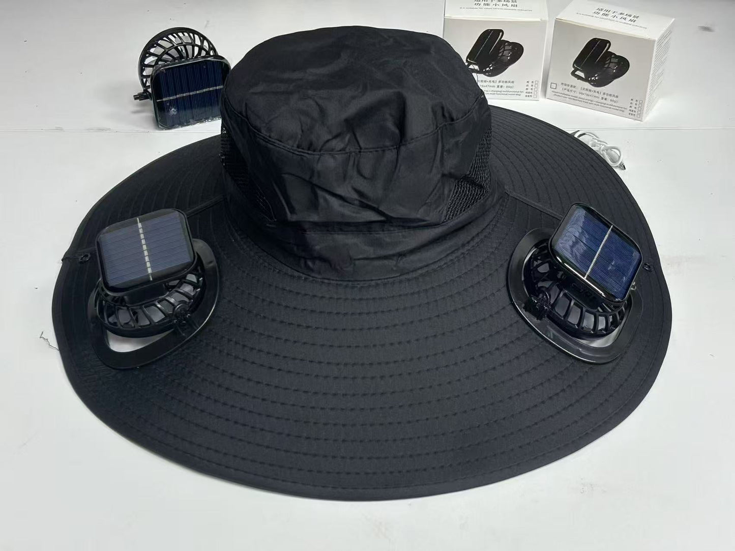 【FathersDayGift】Solar Fan Hat