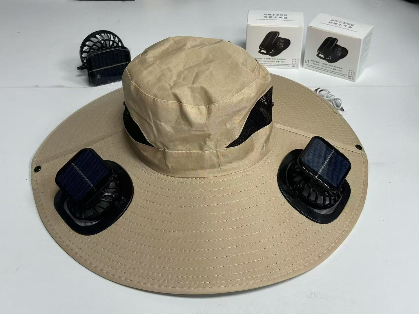 【FathersDayGift】Solar Fan Hat