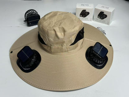 【FathersDayGift】Solar Fan Hat