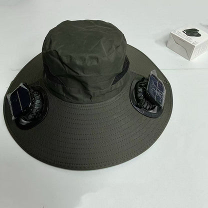【FathersDayGift】Solar Fan Hat