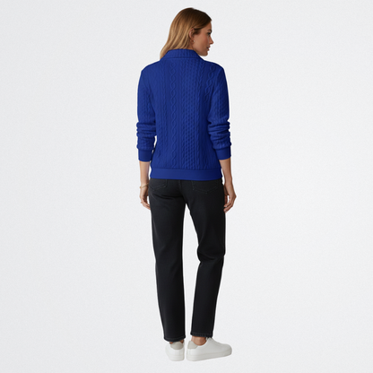 Celeste - Soft Knit Zip Sweater