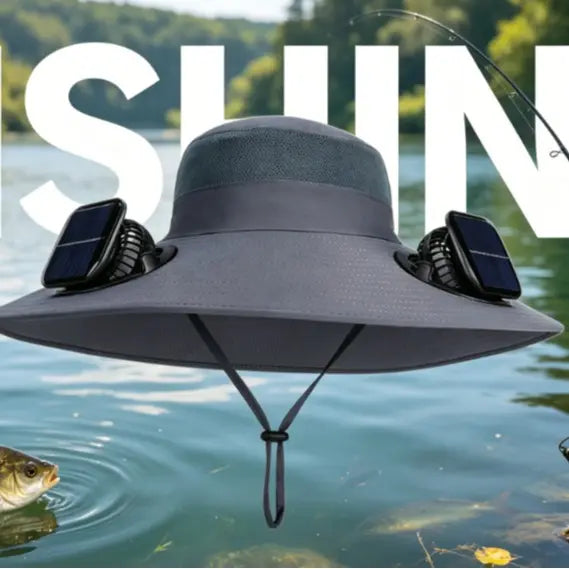 【FathersDayGift】Solar Fan Hat