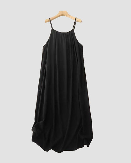 ☀️Women's Solid Color Backless Cami Dress