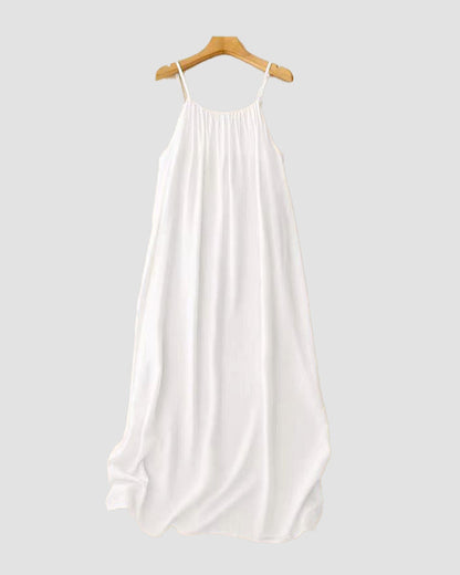 ☀️Women's Solid Color Backless Cami Dress