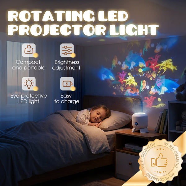 PulseGlow Rotating LED Light
